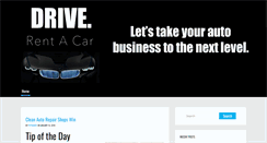 Desktop Screenshot of driverentacar.com
